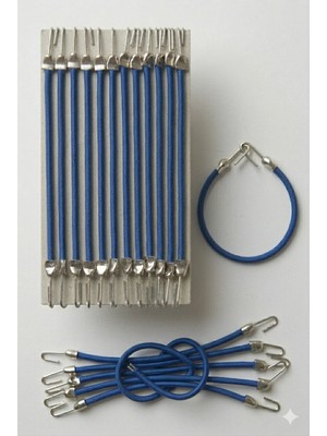 Nati Co Çengelli Toka - 10'lu Paket Metal Kancalı Profesyonel Saç Tokası
