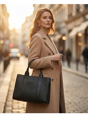 Vakko Siyah Çanta,boy 28 cm Genişlik 36 Cm,özel Seri,a+Plus Ürün