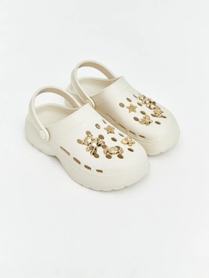 LC Waikiki Baskılı Kız Çocuk Plaj Sandaleti  (S6)