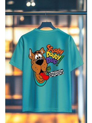 Book OrBook Scooby Doo Sırt Baskılı %100 Heavy Cotton Yetişkin Premium T-Shirt