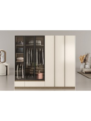 Doressa Nitra Reflekte Camlı Gardırop