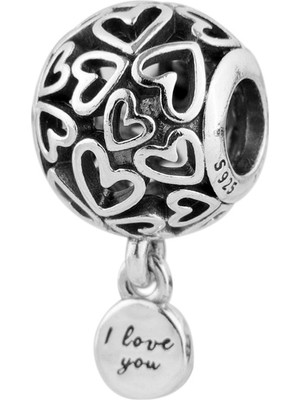 Fubena Kafesişi Kalp Love Sallantılı Charm