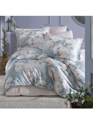 Alvera Dijital Saten Çift Kişilik Nev Takımı Hin