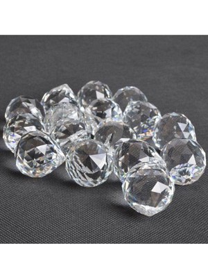 PremiumPort 10 Adet 30MM Kristal Avize Taşı Parlak ve Şık Aydınlatma Detayı