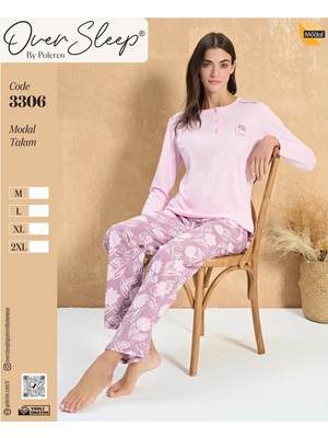 Sleep Poleren Pembe Süprem Pijama Takım