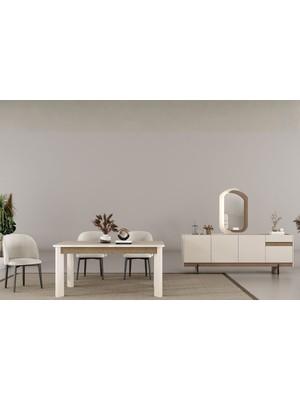 Doressa Nitra Açılır Yemek Odası Takımı