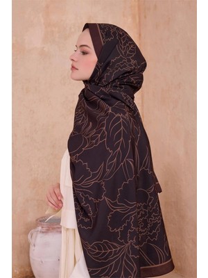 Belli Fresh Modal Siyah-Vizon Şal 1