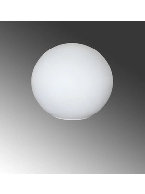 PremiumPort Beyaz Cam Kapalı Yedek Avize Camı 14 cm Çap