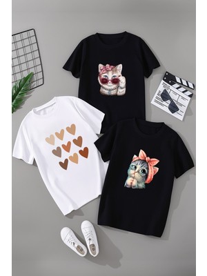 Hanclo Ünisex Çocuk Hazır 3\'lü Paket Tişört