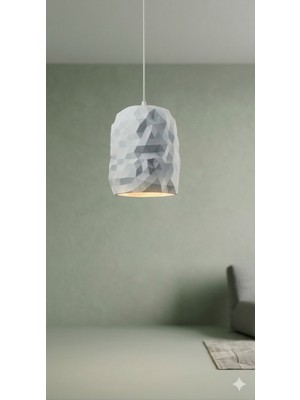 PremiumPort Şeffaf Kristal Sarkıt Avize, Yatak Odası, Mutfak, Salon, Hol Için Modern Aydınlatma