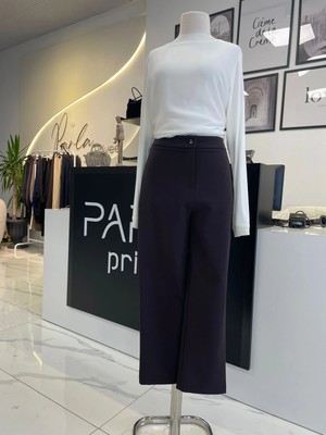 Sentez Lastikli Tek Düğme Pantolon