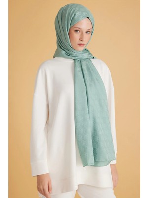 Belli Fresh Monogram Mint Şal 1
