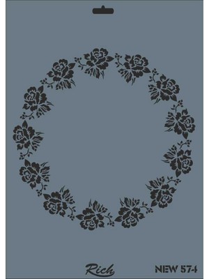 Pazarcan New Seri N-574 Stencil 35X25 cm