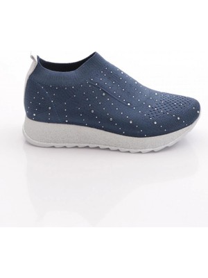 Dgn 717 Kadin Taş Işleme Comfort Sneaker Ayakkabi