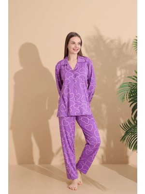 Milan Ceket Yaka Pijama Takım