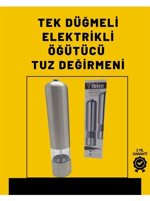 İsingir Shopping Elektrikli Baharat Öğütme Ergonomik Şeffaf Gövde