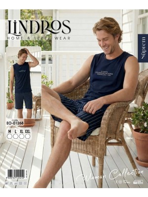 Lindros EO-01268 Erkek Sıfır Kol Süprem Şort Takım