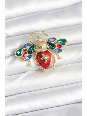 İsingir Shopping Süslü Arı Model Broş