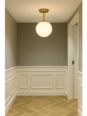 PremiumPort Şık Modern Camlı Tavan Plofonyer Avize, Salon, Mutfak ve Yatak Odası Için