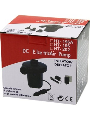 Go İthalat Çakmaklık Fişli Oto - Araç Hava Pompa  Taşınabilir  230V (784)