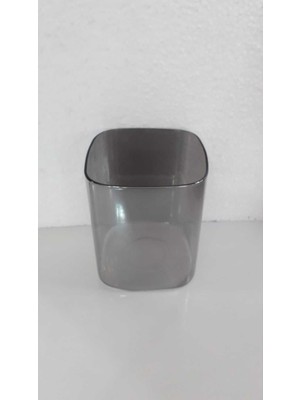 PremiumPort Füme Renkli Kare Avize Camı, 12CM Boy, 10CM En, Modern Aydınlatma