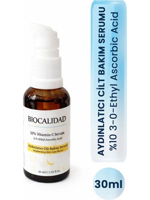 Biocalidad C Vitamini Aydınlatıcı ve Ton Eşitleyici Cilt Bakım Serumu 30 ml