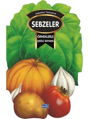 Parıltı Yayınları Örneklerle Şekilli Boyama - Sebzeler