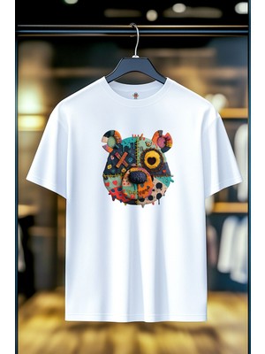 Book OrBook Bearx Unisex %100 Heavy Cotton Rahat Kalıp %100pamuk T-shirt