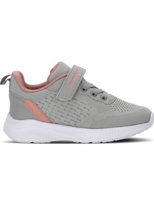 Slazenger Flarex Unisex Çocuk Cırt Cırtlı Koyu Gri / Beyaz Günlük Spor Ayakkabısı