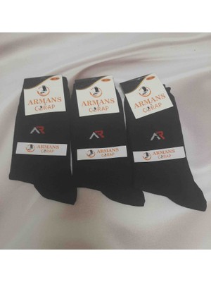 Shine Elagance Siyah Düz Renk %82 Pamuk %16 Polyamid %2 Elastan Erkek Soket Çorap