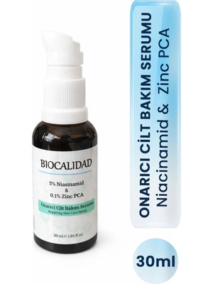 Biocalidad Gözenek Sıkılaştırıcı, Bariyer Onarıcı ve Sebum Dengeleyici Niacinamide Bakım Serumu 30ML