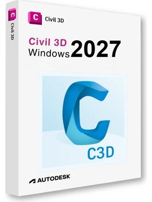 Autodesk Civil 3D 2027 (Windows) - 1 Pc 1 Yıl Serial Kod (Full Sürüm)
