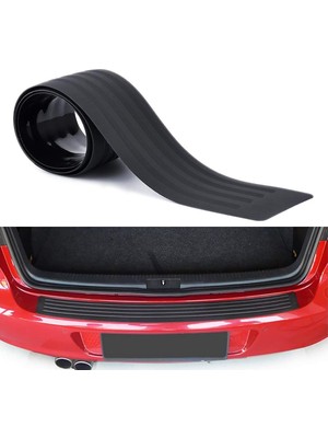 isiltikidsmoda Arka Tampon Üstü Bagaj Eşiği Koruyucu Şerit 90CM Siyah