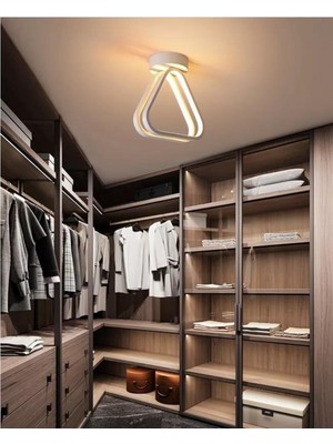 PremiumPort Modern Beyaz Plafonyer, Günışığı Ledli Avize ile Şıklık ve Işık Dolu Mekanlar