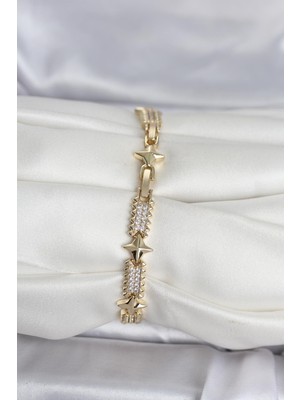 Xuping Kutup Yıldızlı Gold Renk Kadın Bileklik - Lisinya