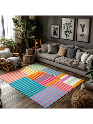 Geometrik Desen Halı M85