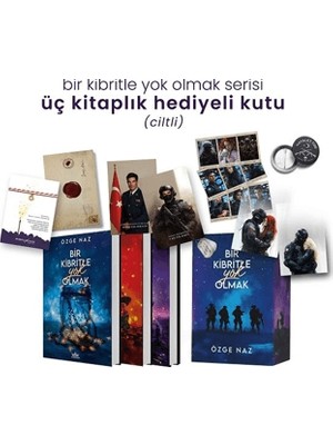 Guardian Bir Kibritle Yok Olmak Serisi Ciltli Üç Kitaplık Hediyeli Kutu Özge Naz