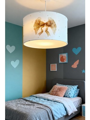 PremiumPort Şık Kanatlar Desenli Çocuk Odası Avizesi, Uygun Fiyatla ve Hızlı Teslimat