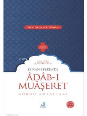 Fecr Yayınları Kur'an-I Kerim'de Adab-I Muaşeret; Görgü Kuralları