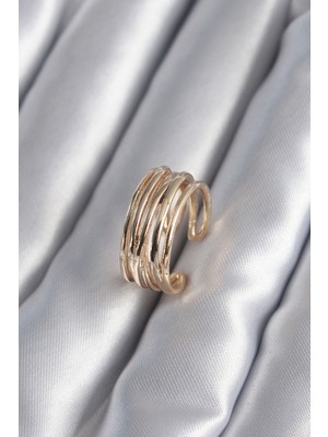 Youday Accessories Gold Renk Ayarlanabilir Kadın Yüzük