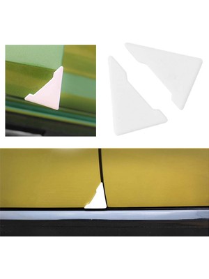 isiltikidsmoda Silikon Araba Kapı Köşe Koruyucu 2'LI Beyaz