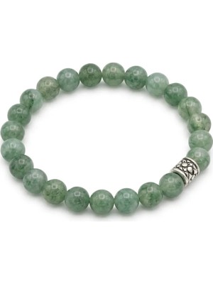 Aventurin Doğal Taş Bileklik – Şans, Bolluk ve Huzur Taşı, El Yapımı Enerji Dengeleyici Unisex Takı