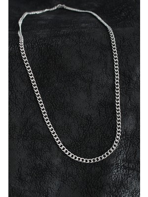 Youday Accessories 316L Çelik Klasik Zincir Model Gümüş Renk Erkek Kolye