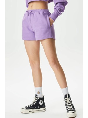 Soon To Be Announced Essentials Women's Short Kadın Pamuk Şort Mor