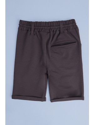 FullaModa Beli Bağlamalı Duble Paça Erkek Çocuk Kapri