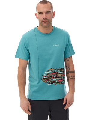 Columbia Csc Pfg Vintage Fish Erkek Kısa Kollu T-Shirt