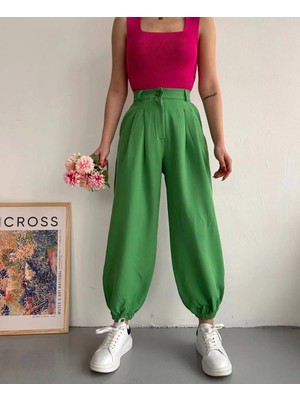 Mixora Şalvar Pantolon Yeşil S23202