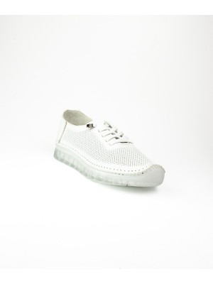 Castle Black 22384 Beyaz Deri Günlük Kadın Ayakkabı