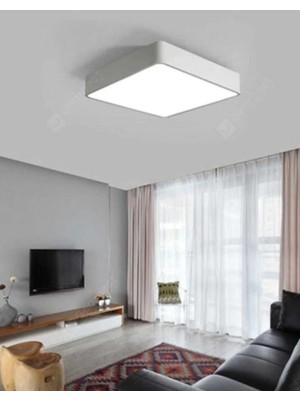 PremiumPort Tavana Sıfır Kare LED Panel Spot Aplik Armatür 6500K Beyaz Renk