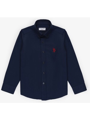 U.s. Polo Assn. Erkek Çocuk Lacivert Gömlek Basic 50324687-VR033